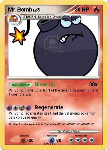 Pokemon Mr. Bomb