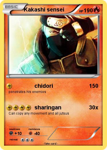 Pokemon Kakashi sensei