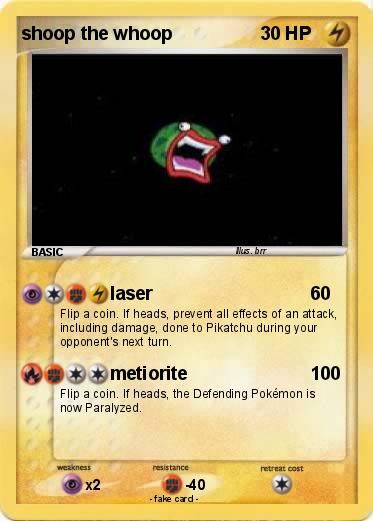 Pokemon shoop the whoop