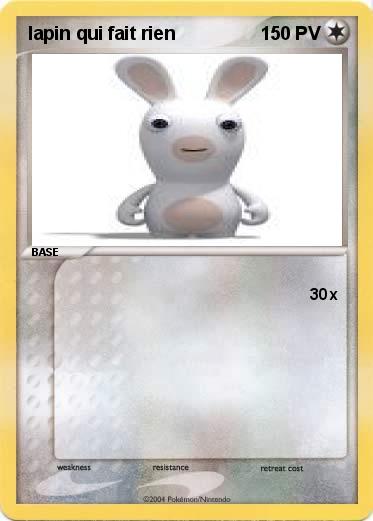 Pokemon lapin qui fait rien