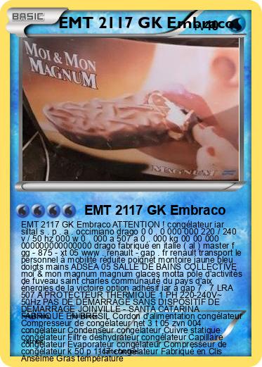 Pokemon EMT 2117 GK Embraco