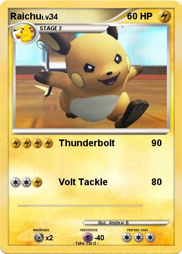 Pokemon Raichu