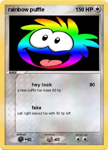 Pokemon rainbow puffle