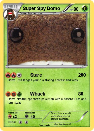 Pokemon Super Spy Domo