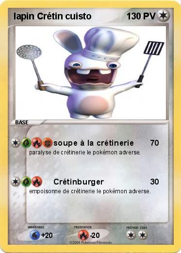 Pokemon lapin Crétin cuisto