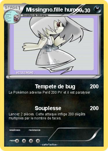 Pokemon Missingno.fille human