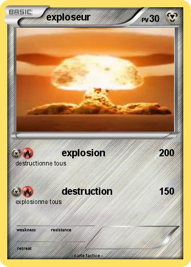 Pokemon exploseur