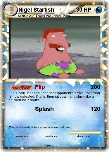 Pokemon Nigel Starfish