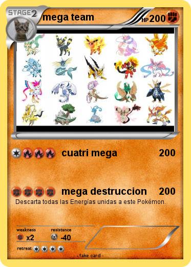 Pokemon mega team