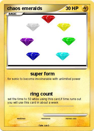 Pokemon chaos emeralds