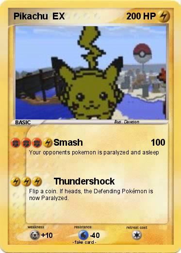 Pokemon Pikachu  EX