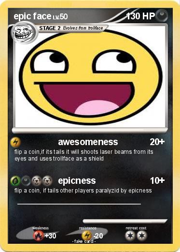 Pokemon epic face