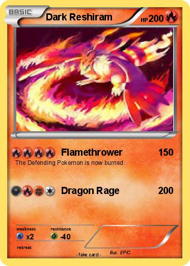 Pokemon Dark Reshiram