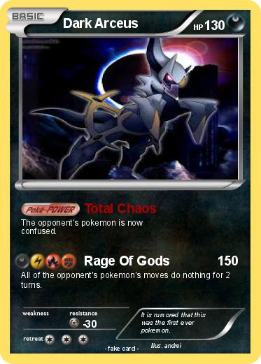 Pokemon Dark Arceus
