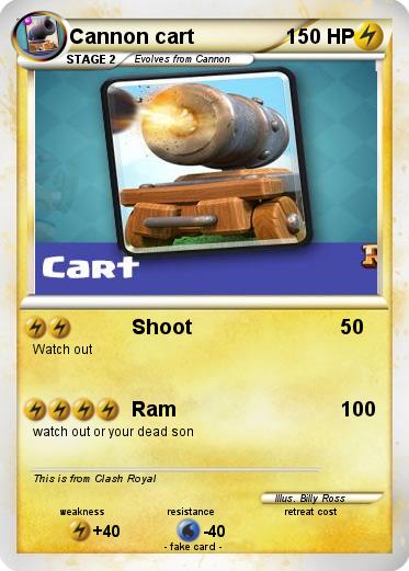 Pokemon Cannon cart