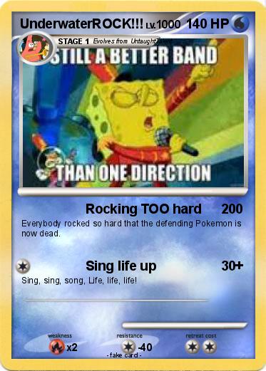 Pokemon UnderwaterROCK!!!