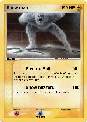 Pokemon Snow man