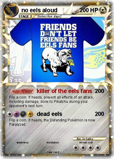 Pokemon no eels aloud