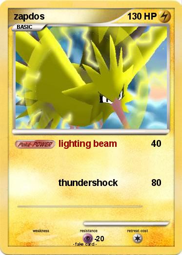 Pokemon zapdos