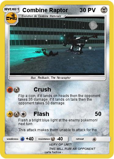 Pokemon Combine Raptor