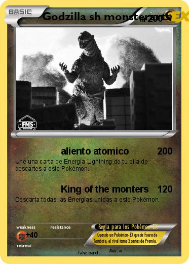 Pokemon Godzilla sh monsterarts