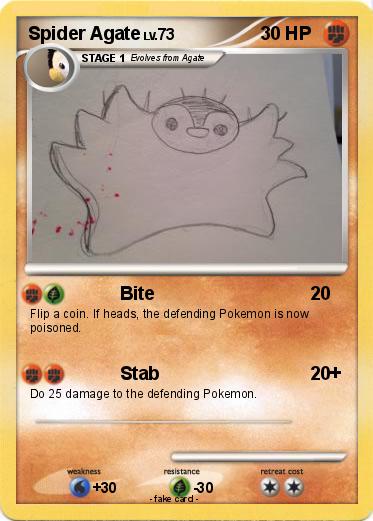 Pokemon Spider Agate