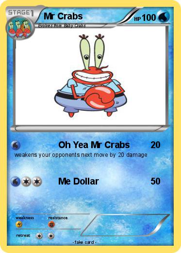 Pokemon Mr Crabs