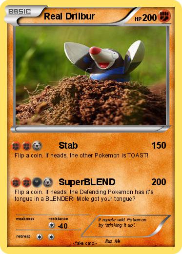 Pokemon Real Drilbur