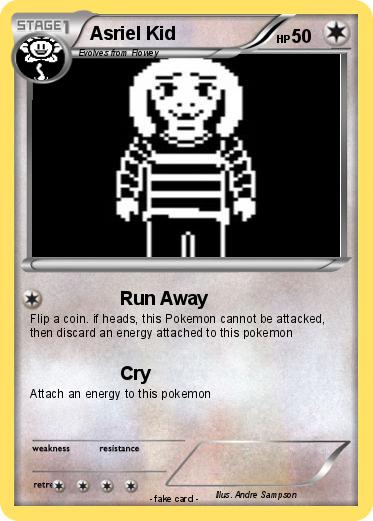 Pokemon Asriel Kid