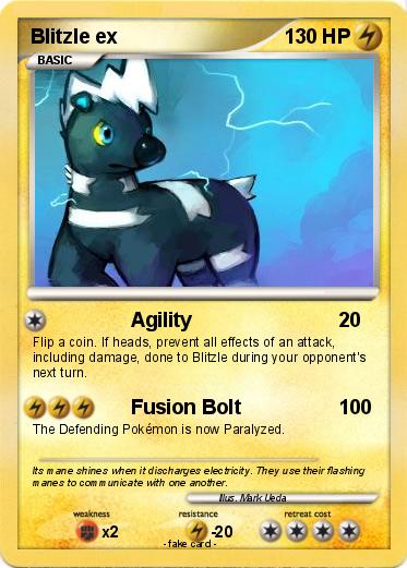 Pokemon Blitzle ex