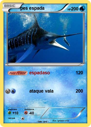 Pokemon pes espada