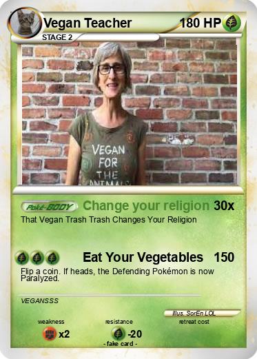 Pokemon Vegan Teacher