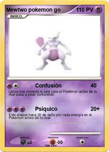 Pokemon Mewtwo pokemon go