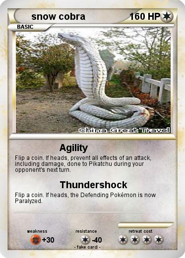 Pokemon snow cobra