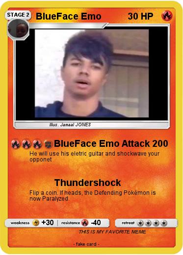 Pokemon BlueFace Emo