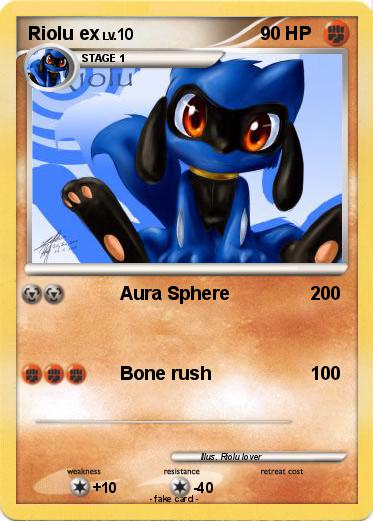 Pokemon Riolu ex