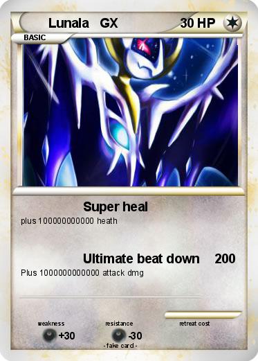 Pokemon Lunala   GX
