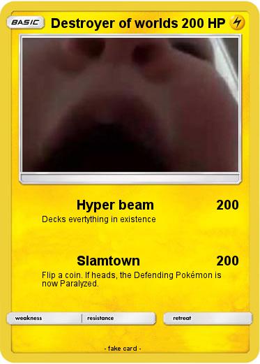 Pokemon Destroyer of worlds