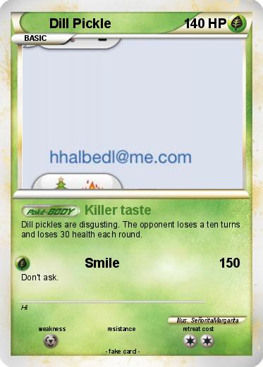 Pokemon Dill Pickle