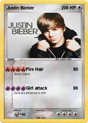 Pokemon Justin Bieber
