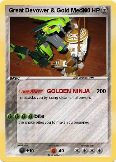 Pokemon Great Devower & Gold Mech