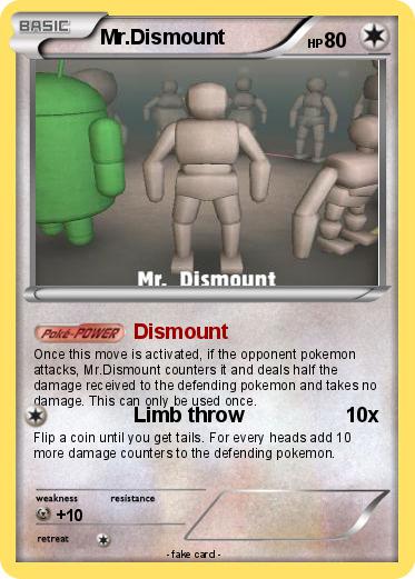 Pokemon Mr.Dismount