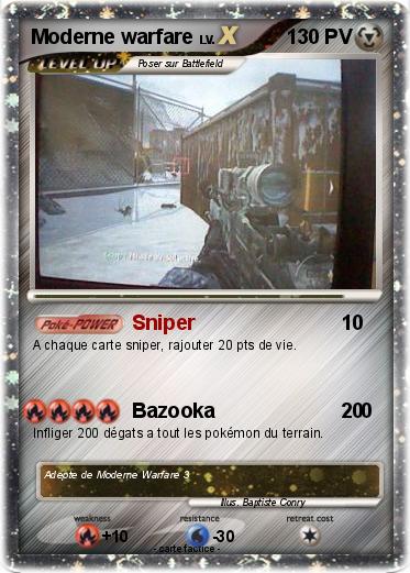Pokemon Moderne warfare