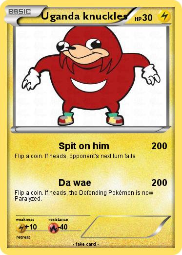 Pokemon Uganda knuckles