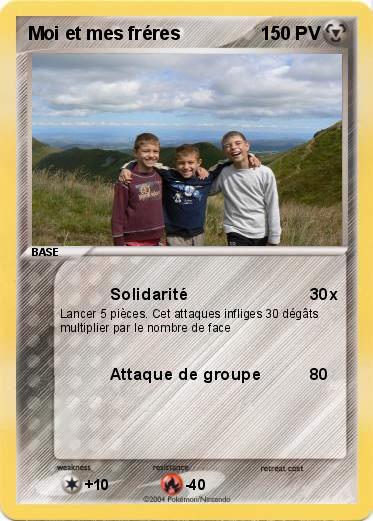 Pokemon Moi et mes fréres