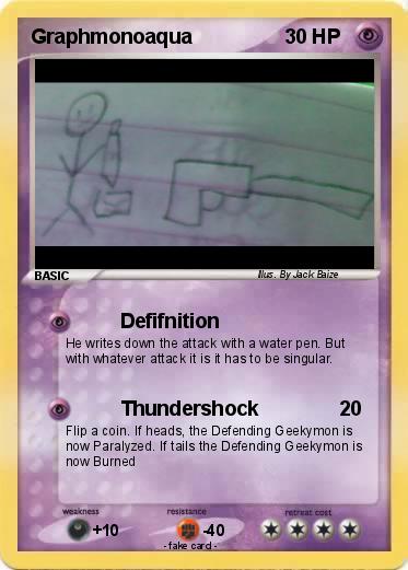 Pokemon Graphmonoaqua