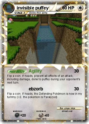 Pokemon invisible puffey