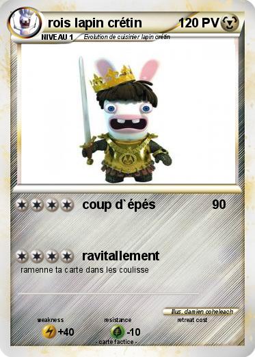 Pokemon rois lapin crétin