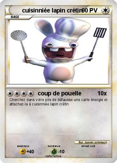 Pokemon cuisinniée lapin crétin