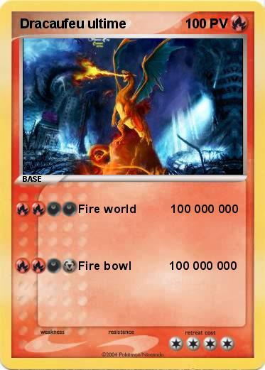 Pokemon Dracaufeu ultime